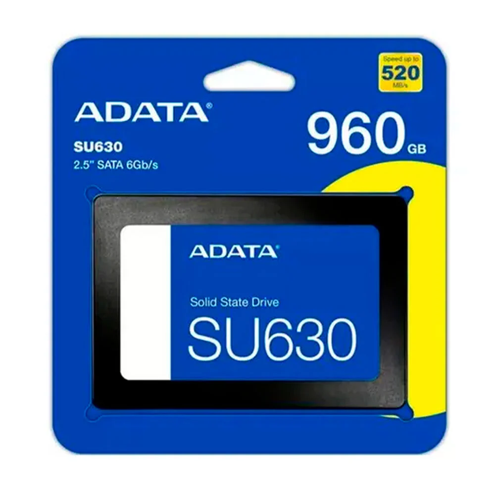 Unidad de disco duro en estado sólido ssd 2.5´ adata versión su630 -960gb