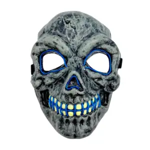 1pza Máscara led para disfraces con forma de calavera perturbadora / …