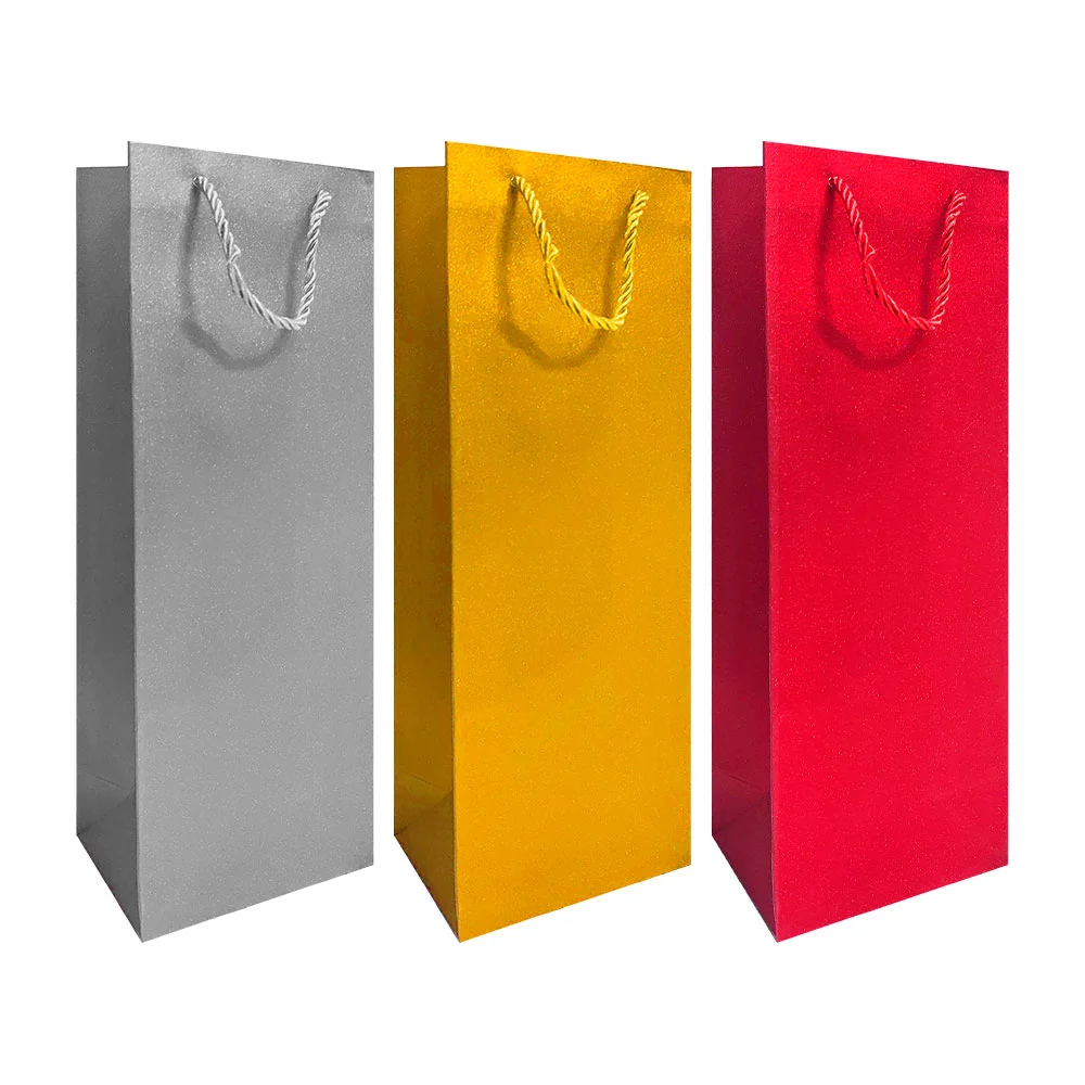 1pza Bolsa de regalo alargada para botel...