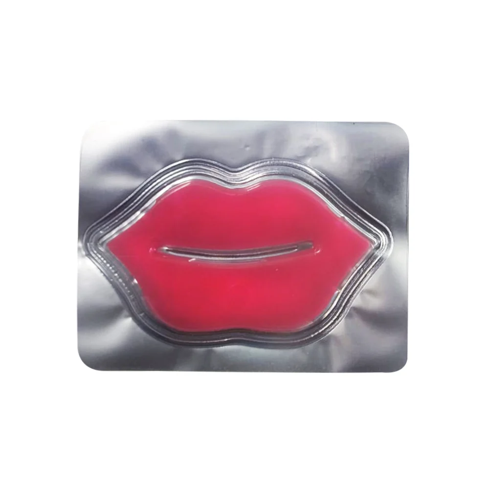 Parches de gel hidratantes para labios, forma de labios