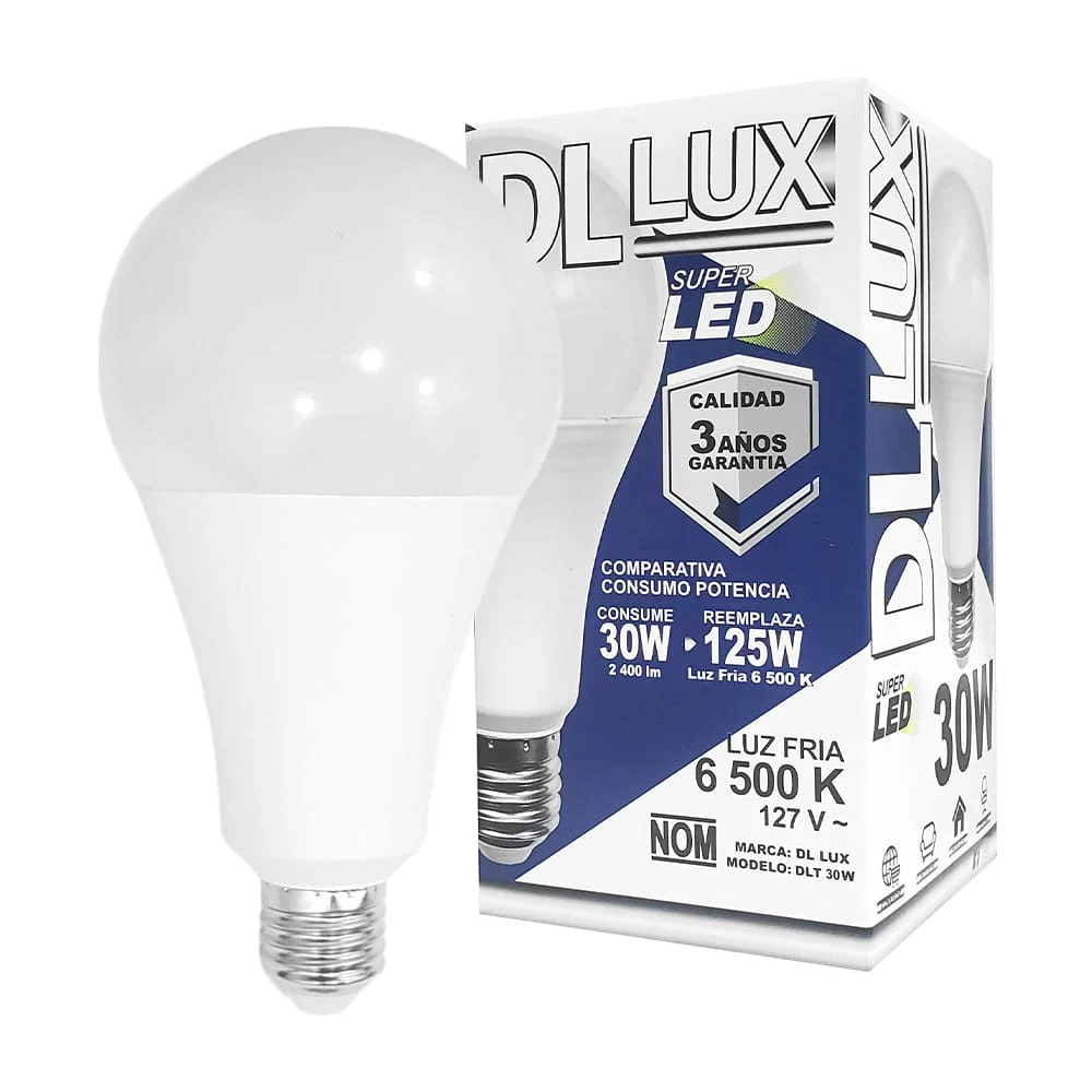 Foco ahorrador con super led luz fría d...