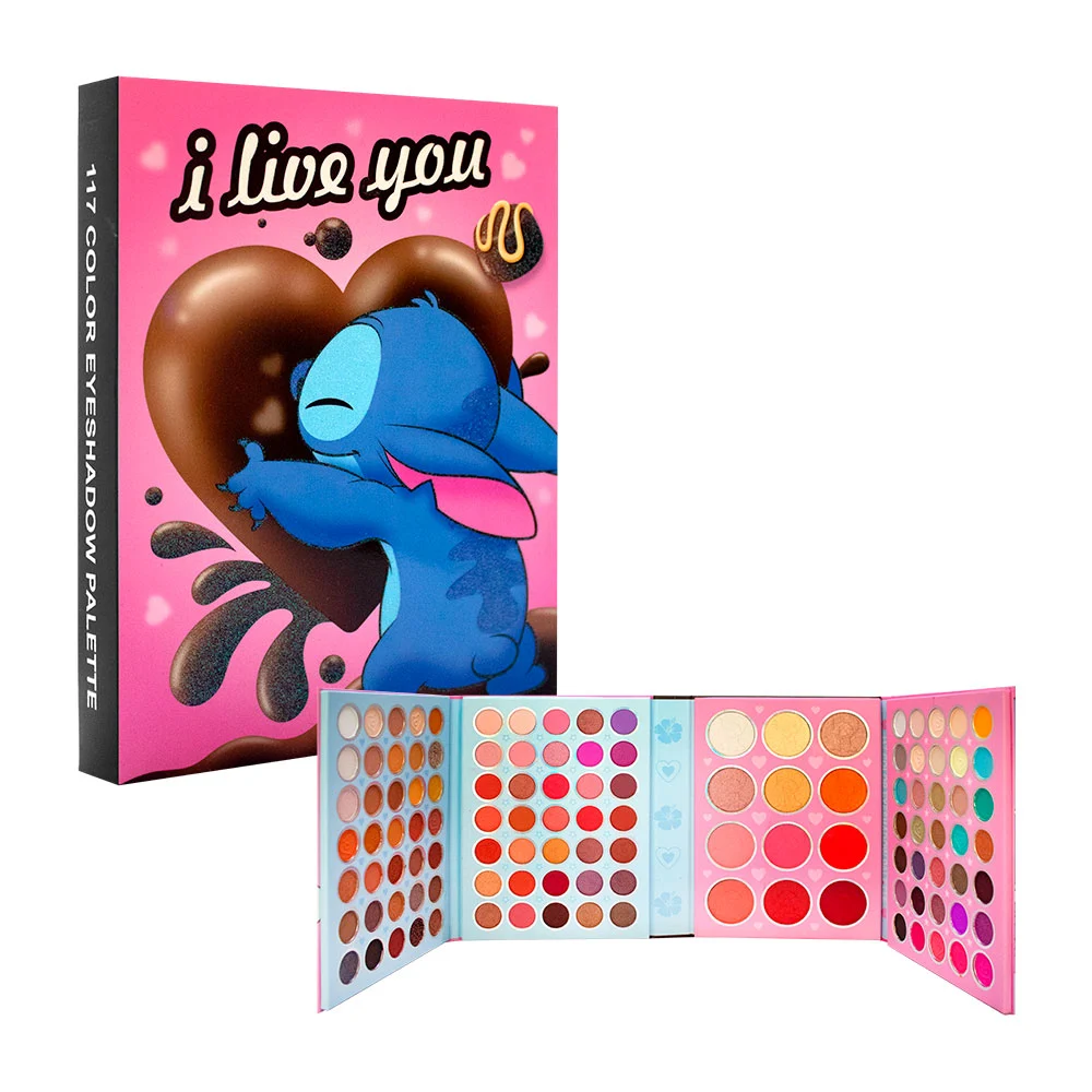 Paleta de sombras plegable con 117 colores diferentes para ojos / eye-11732