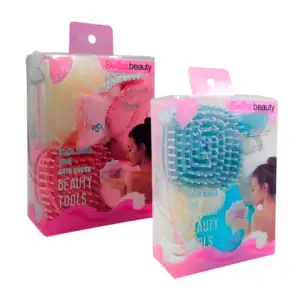 Kit de esponja de baño, banda afelpada, esponja de maquillaje y cepil…