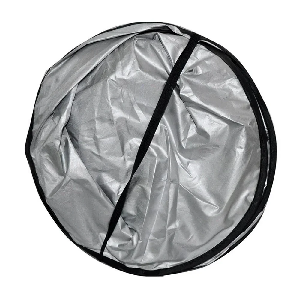 Cubre parabrisas parasol plegable liso para automóvil / zyb-576l
