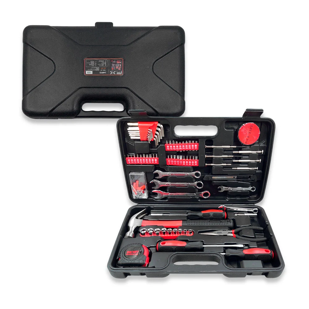 Estuche grande de herramientas profesionales, metálicas, multifuncional / gj-325