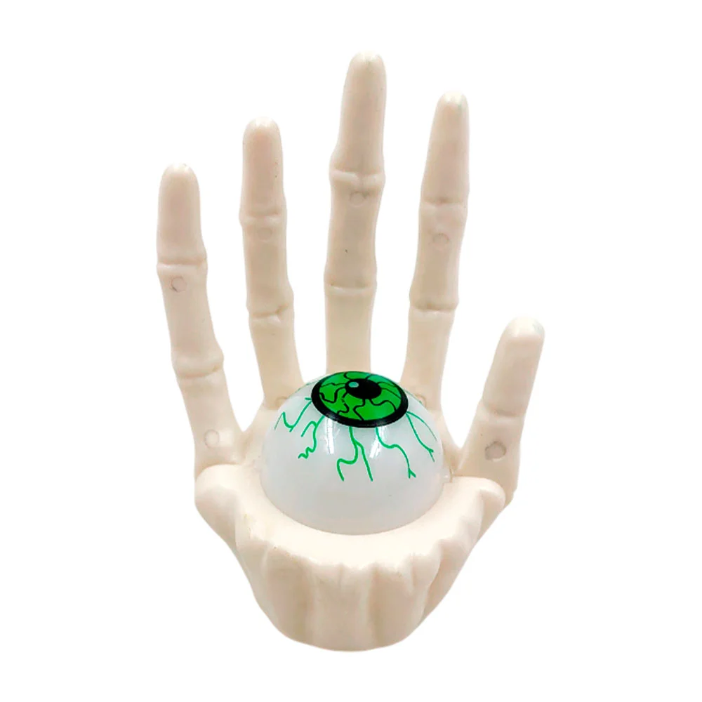 Adorno / lámpara decorativa con forma de mano de esqueleto con ojo / gui-3179