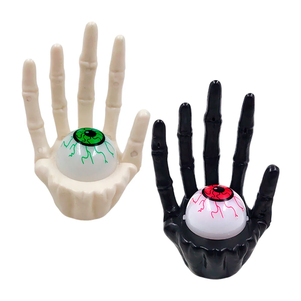 Adorno / lámpara decorativa con forma de mano de esqueleto con ojo / gui-3179