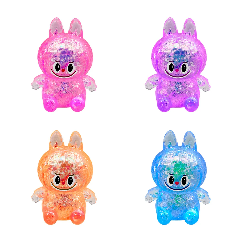 1pz squeeze moldeable con forma de labub...