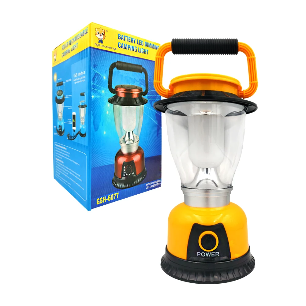 Lámpara solar recargable tipo farol par...