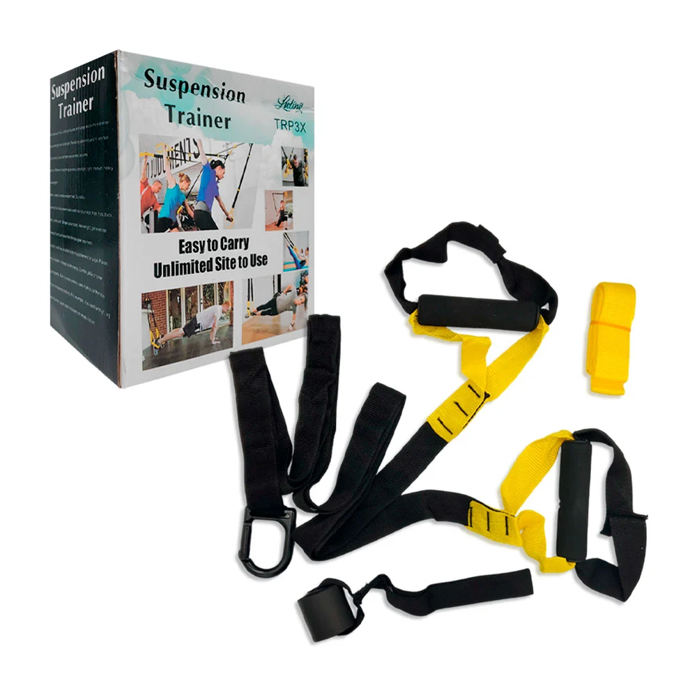 Banda / cuerda de suspensión-tensión con agarres / suspension trainer / trp3x