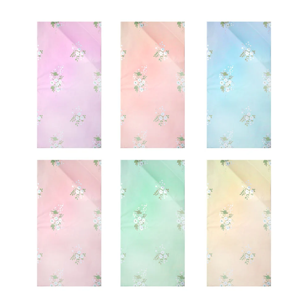 Paquete con 20 pliegos de papel coreano con estampado de flores pequeñas