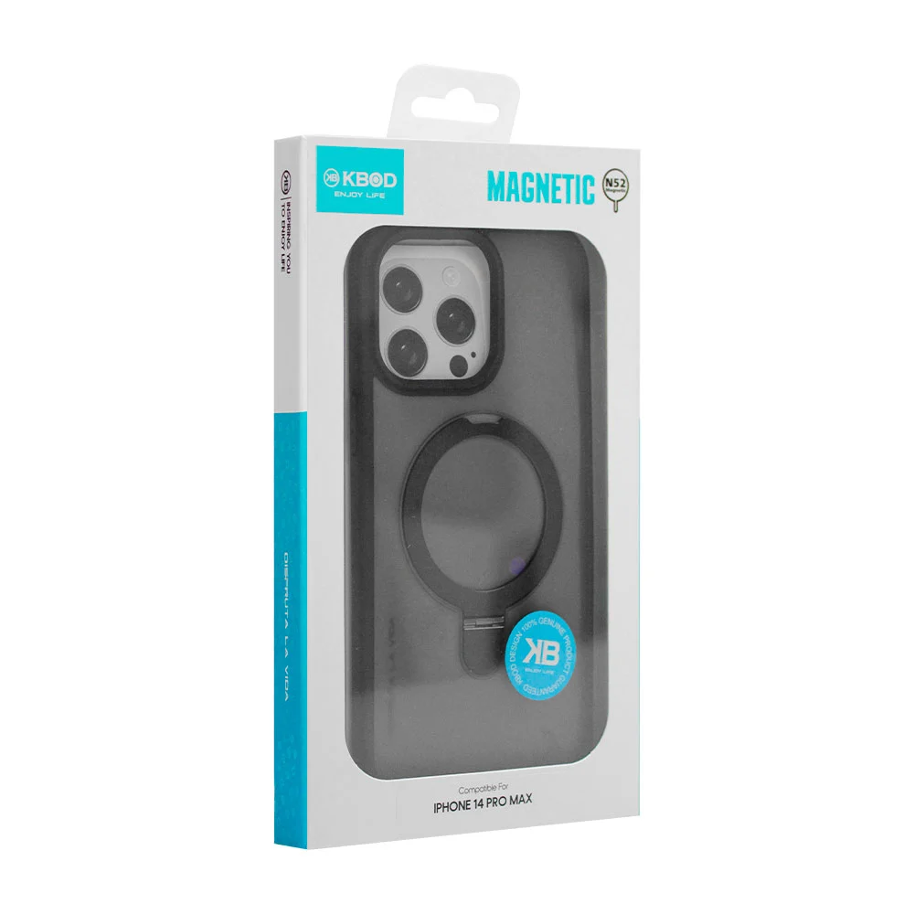 1pza Funda de plástico para iphone 14 pro max con aro magsafe sujetador / kbod