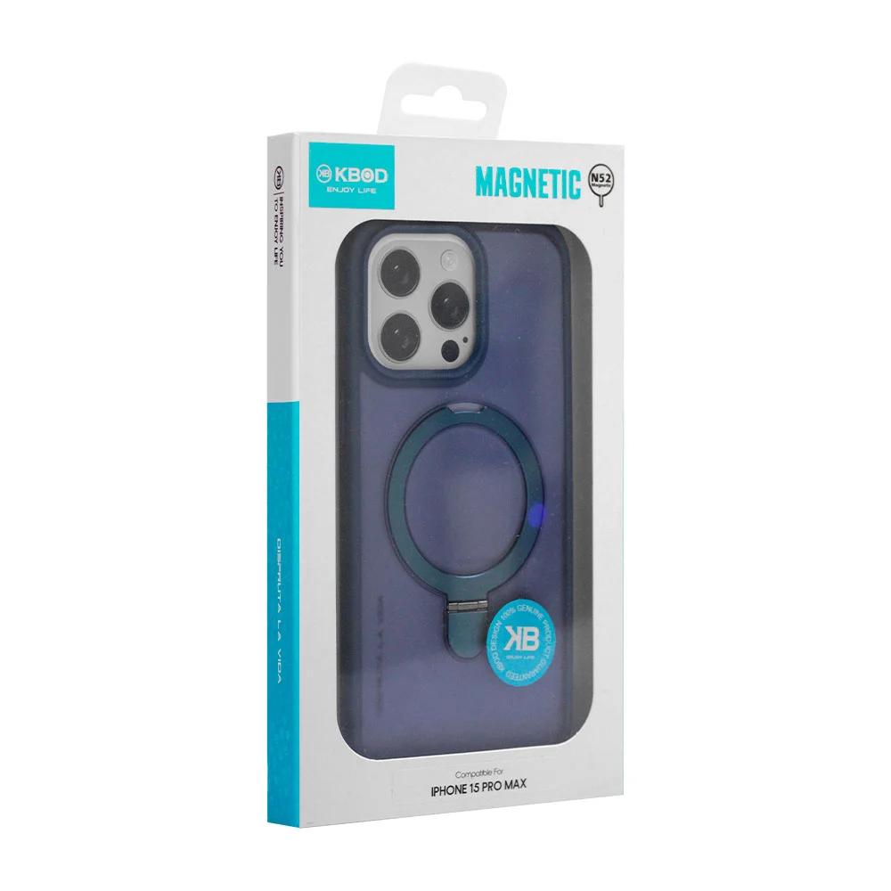 1pza Funda de plástico para iphone 15 pro max con aro magsafe sujetador / kbod