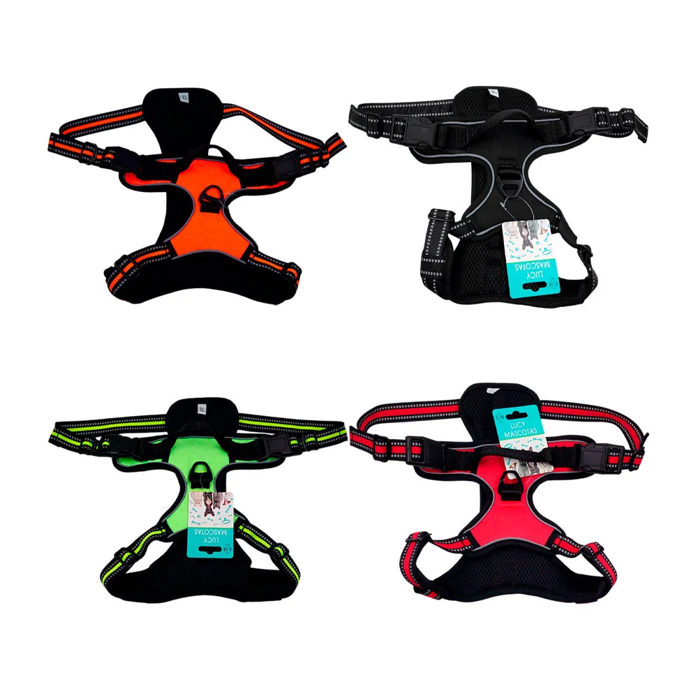 Pechera xl, ajustable, acolchada, variedad de colores / jr2737