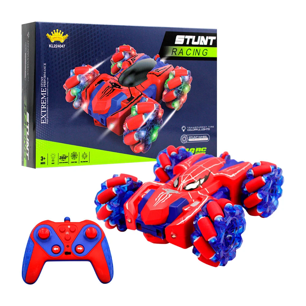 Carro stunt racing a control remoto + luces y rotación de 360° / kl224047