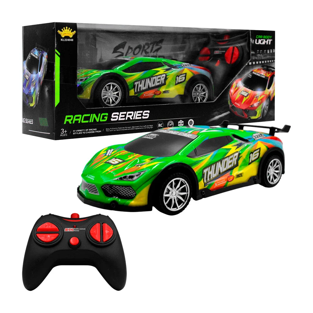 Carro deportivo racing series a control remoto con luces / thunder / kl224048