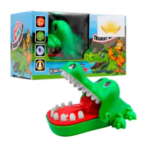Juguete mordelón con forma de cocodrilo / cute pet trickery adventue …