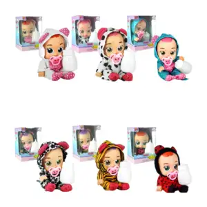 Muñeca bebé con mameluco, biberón y chupón, variedad de modelos / kx2…