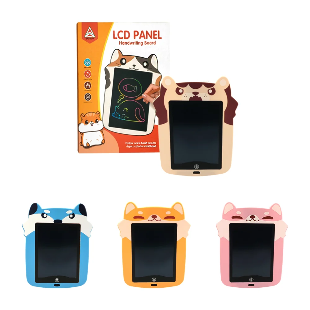 Pizarrón mágico con pantalla lcd, pluma y forma de animal / lcd panel / bur8512