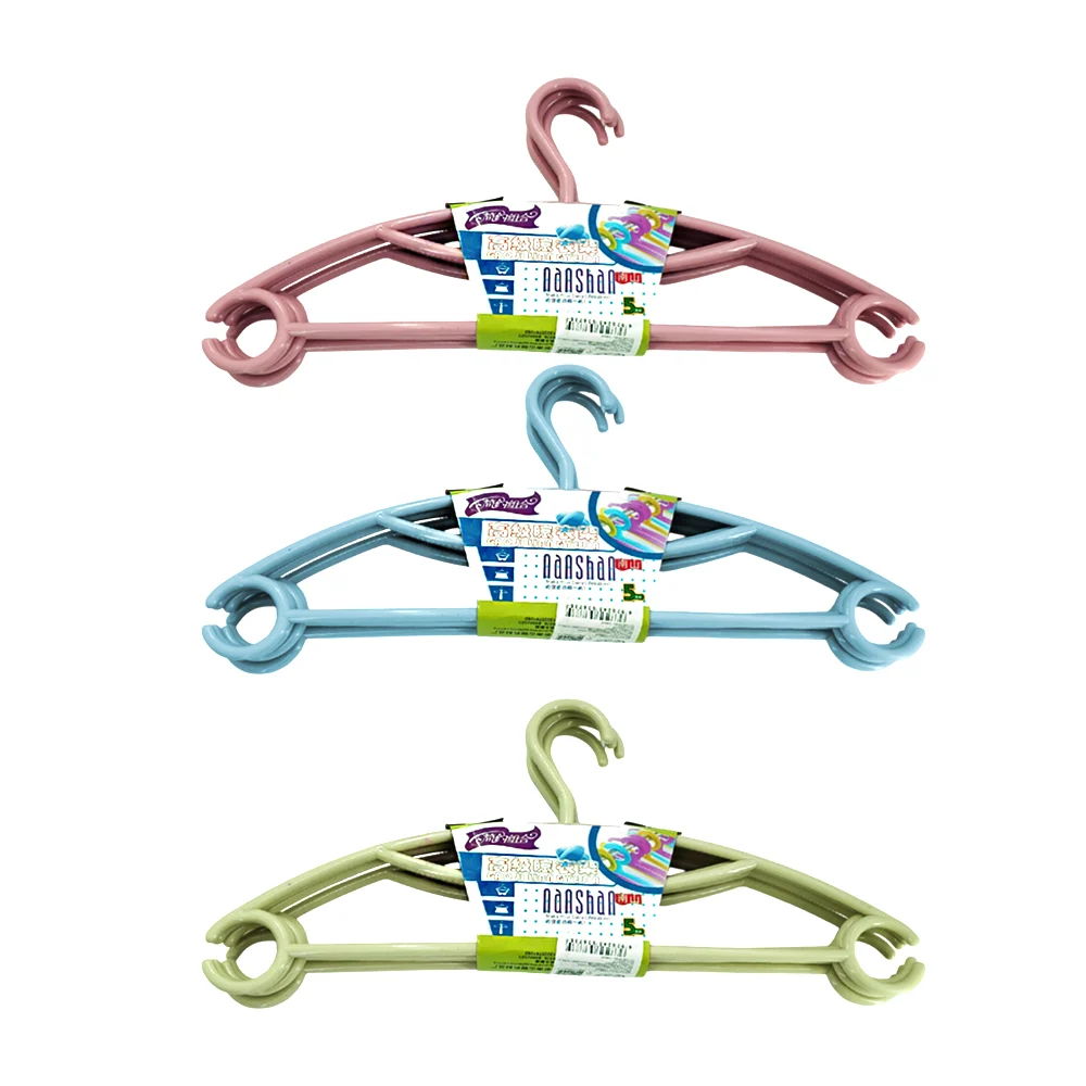 Paquete con 5 ganchos de plástico para colgar la ropa / nanshan / lf-yj8820