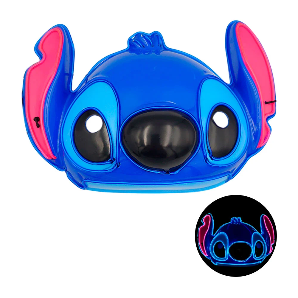 Máscara led con diseño de stitch para halloween / lu1856