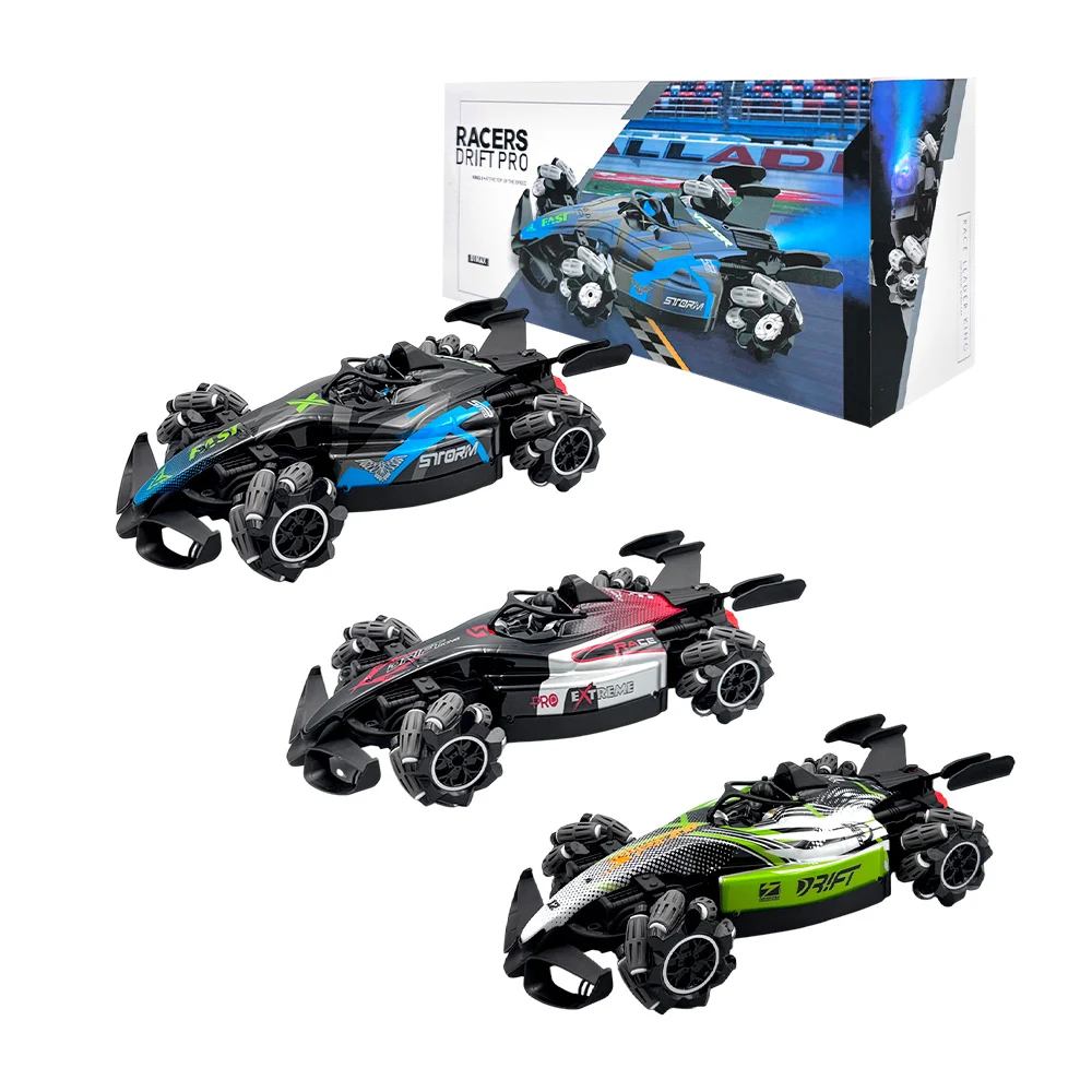 Carro omnidireccional deportivo a control remoto + reloj de mando/ racers drift