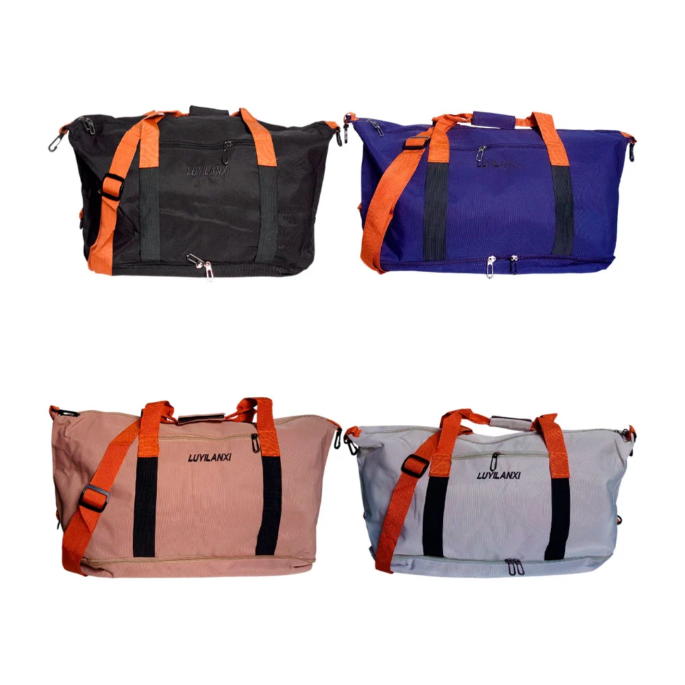 Bolsa tipo maleta con 3 compartimentos, variedad de colores / luyilanxi / m2532