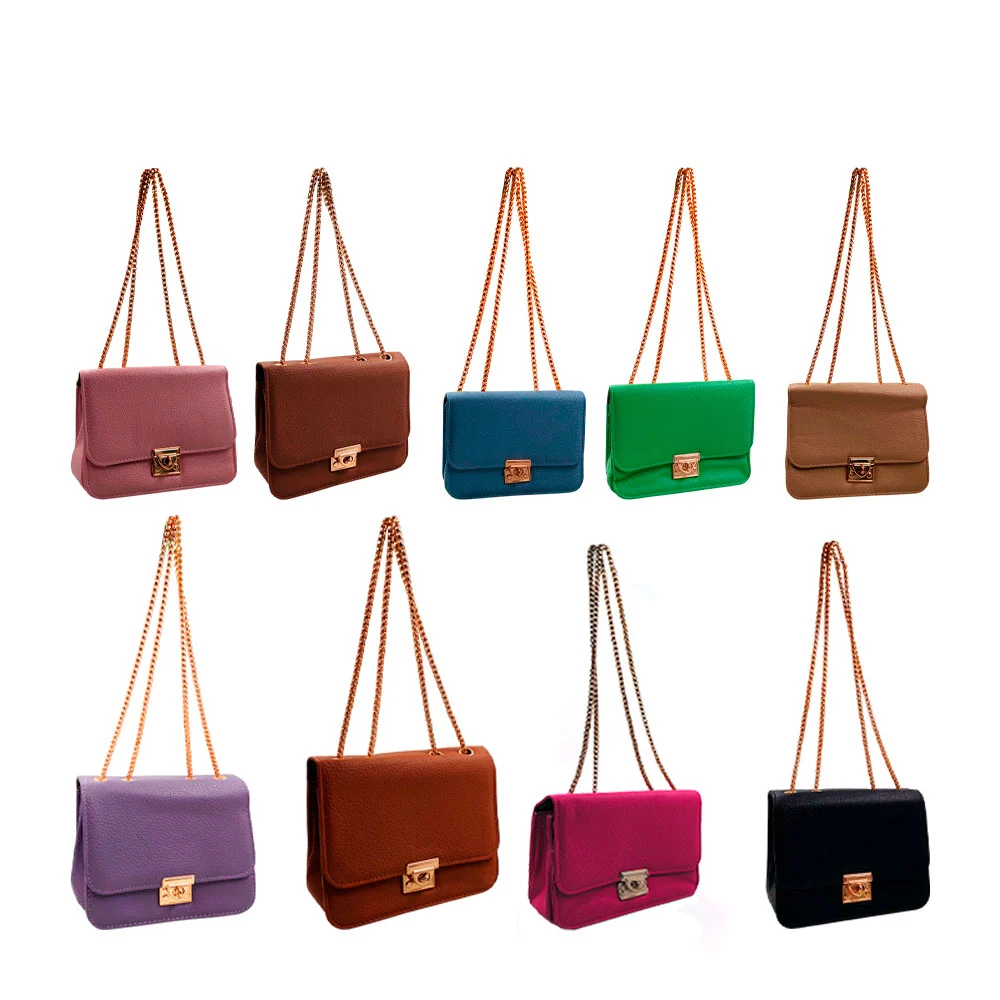 Bolsa pequeña rígida con broche doble ...