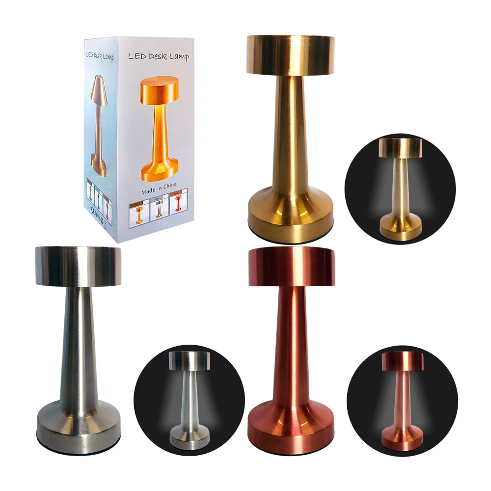 Lámpara metálica pequeña touch con estilo moderno, variedad de modelos / sd-017