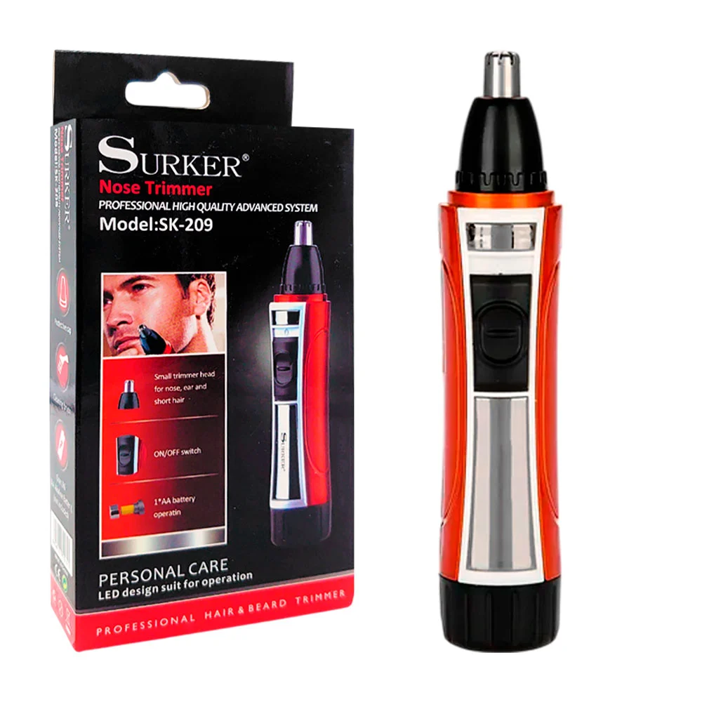 Máquina depiladora surker para el vello nasal / nose trimmer / sk-209