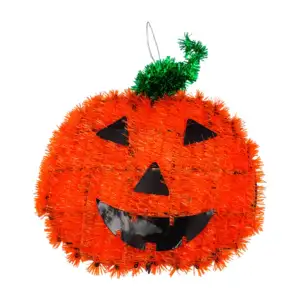 Adorno decorativo colgante en forma de calabaza con escarcha, 26cm / …