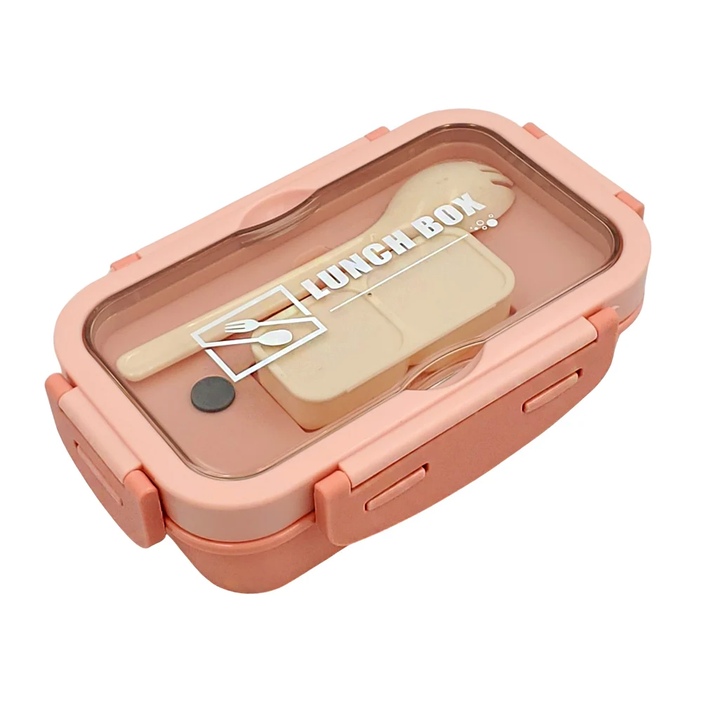 Tupper redondeado con tapa transparente un cubierto y un mini tupper / zy-ct8812