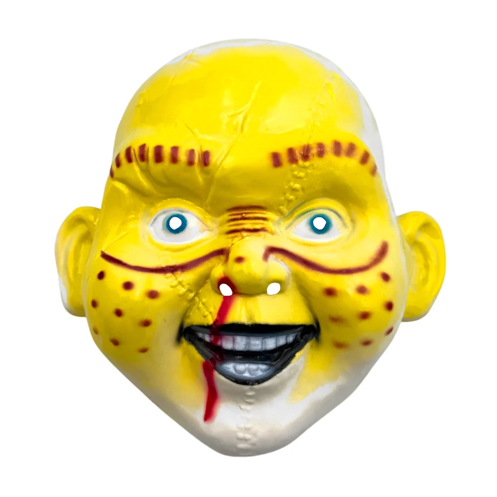 Máscara grande de plástico con forma de chucky y luz led / bt-2005