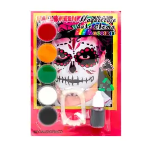 Maquillaje para Halloween mediano infantil con 5 pintura para la piel…