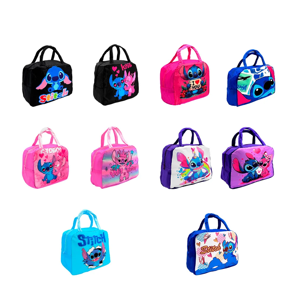 Lonchera térmica con estampado de stitch, variedad de colores y modelos / cb015
