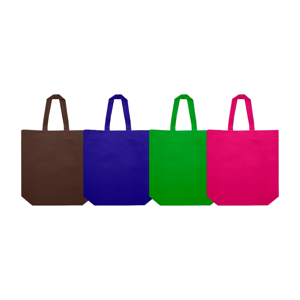 Bolsa ecologica de 32x25x10cm, variedad de colores / d3151