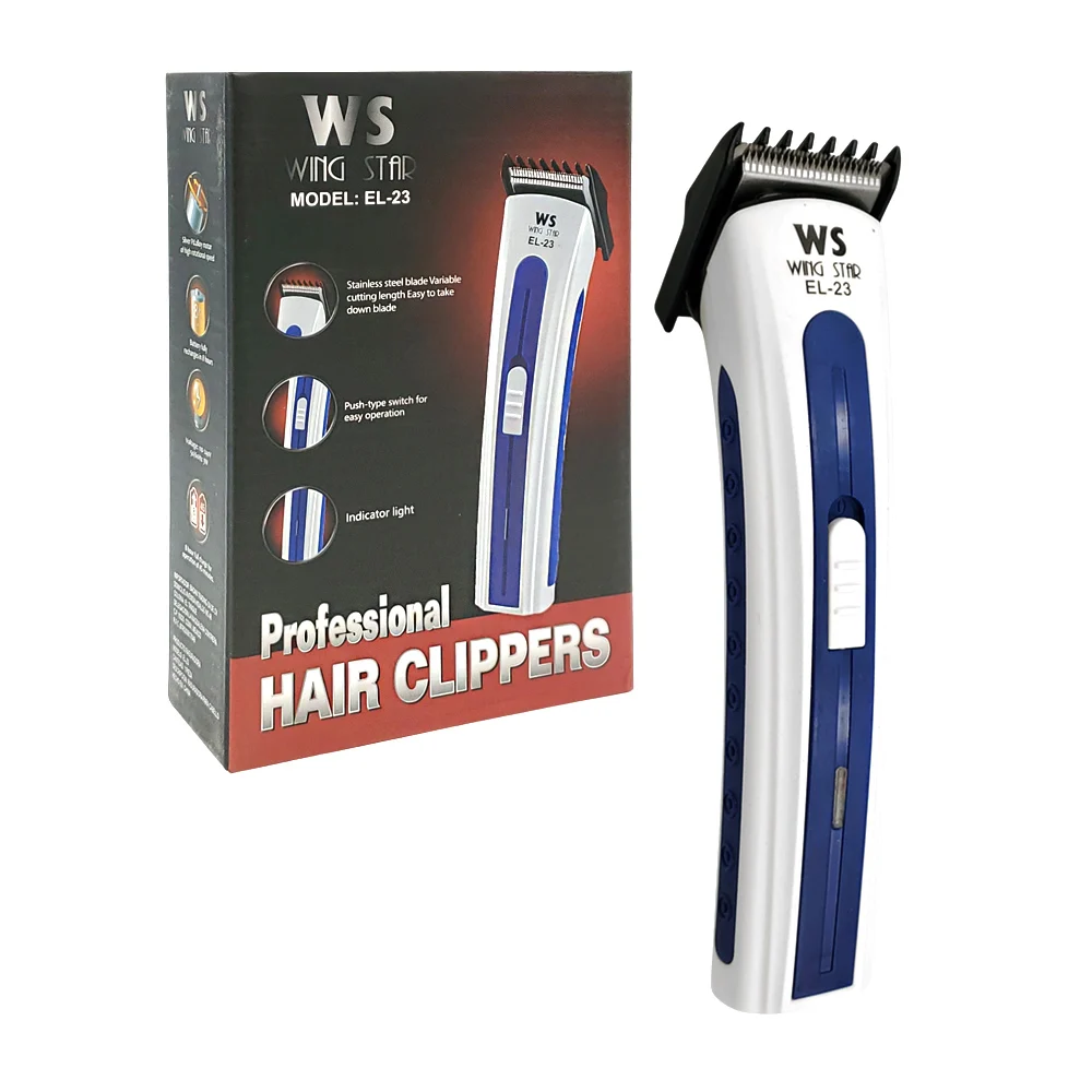 Rasuradora alámbrica wing star + accesorios, color surtido / el-23