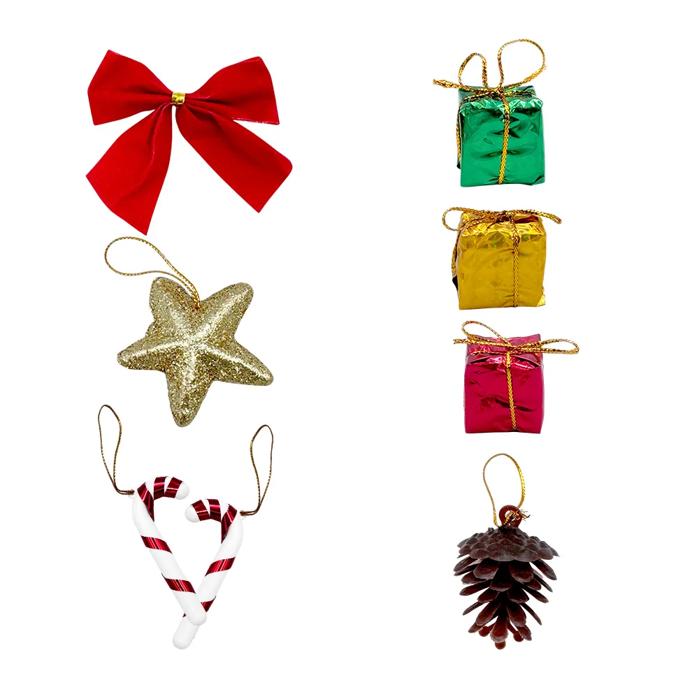 Paquete de 8 adornos navideños para árbol de navidad / christmas decorations