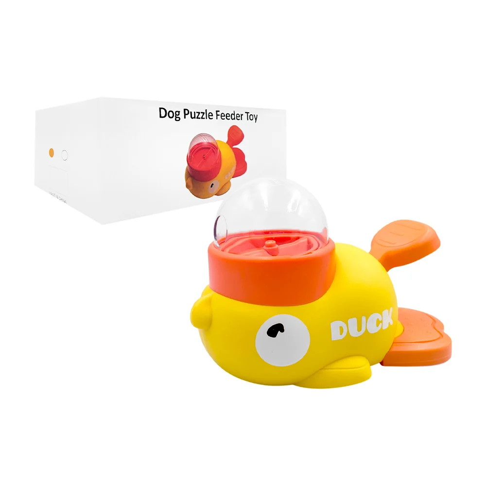 Dispensador de croquetas-premios en forma de pato, color surtido / lu2093