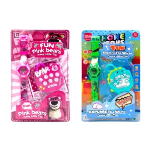 Blíster infantil con reloj digital y juguete sensorial con diseño de …