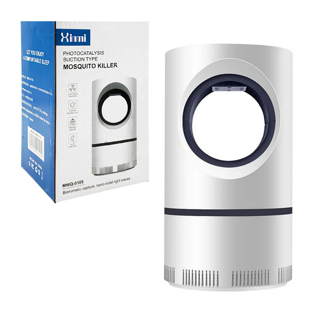 Lámpara repelente mata mosquitos con entrada usb / mosquito killer / mwq-0105