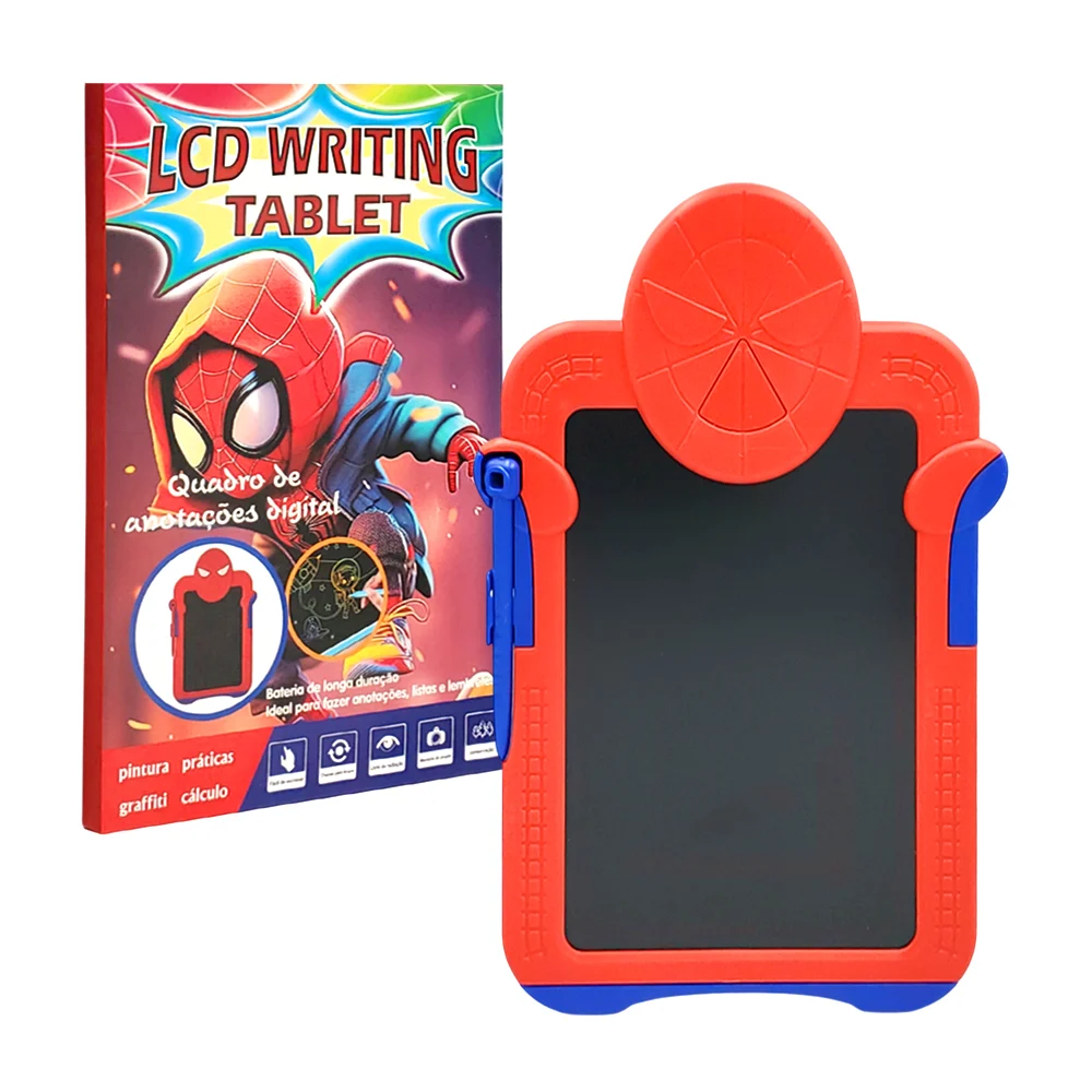 Tableta lcd para dibujo con temática del hombre araña / mxi-jd050