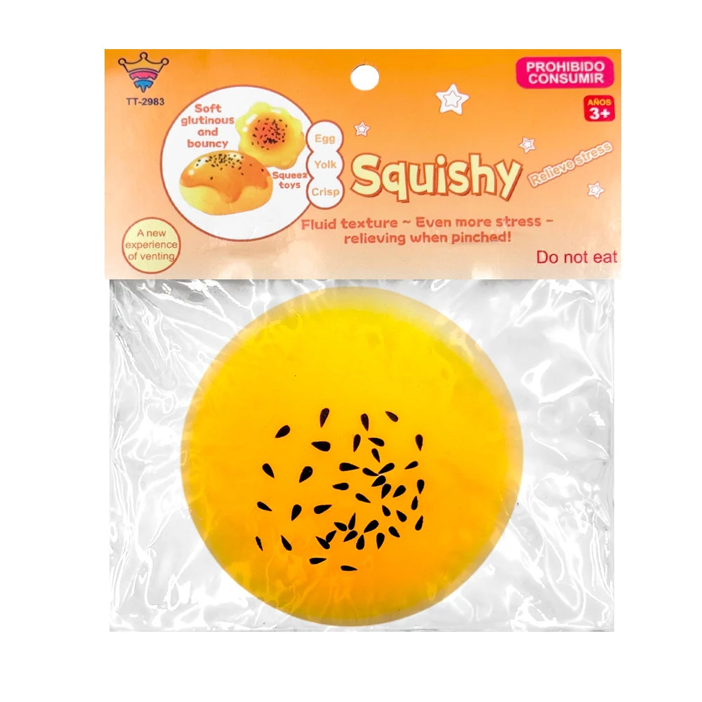 1pza Squeeze de juguete antiestrés en forma de pan / squishy / tt-2983