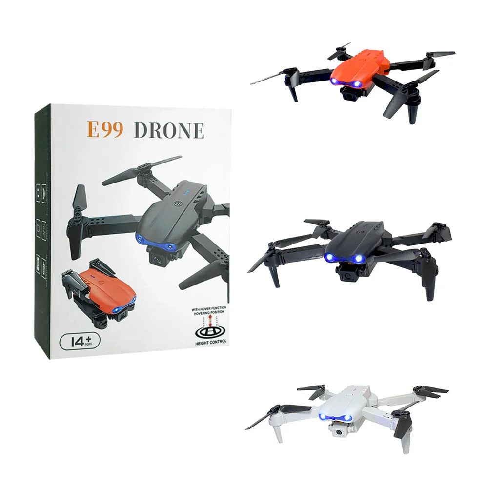 Dron e99 acrobático con cámara, control y estuche / wj-f11