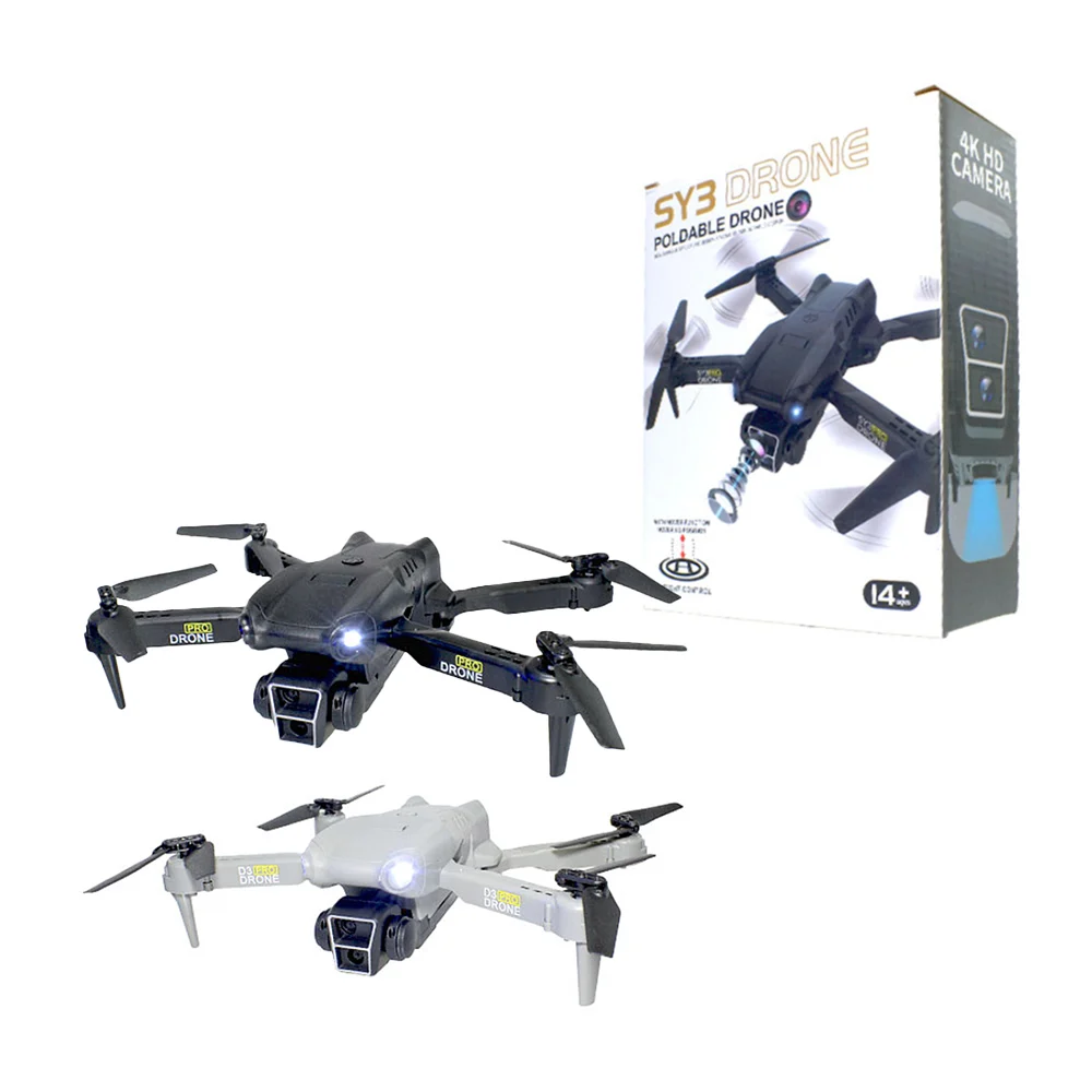 Dron sy3 acrobático con doble cámara, control y estuche / wj-f15