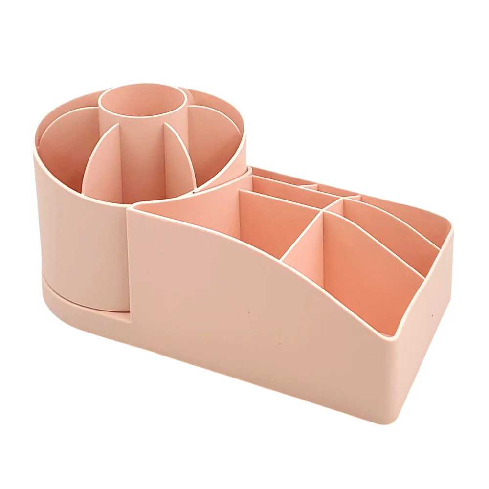 Organizador de plástico, rotable, para maquillaje con 14 compartimientos / ct322