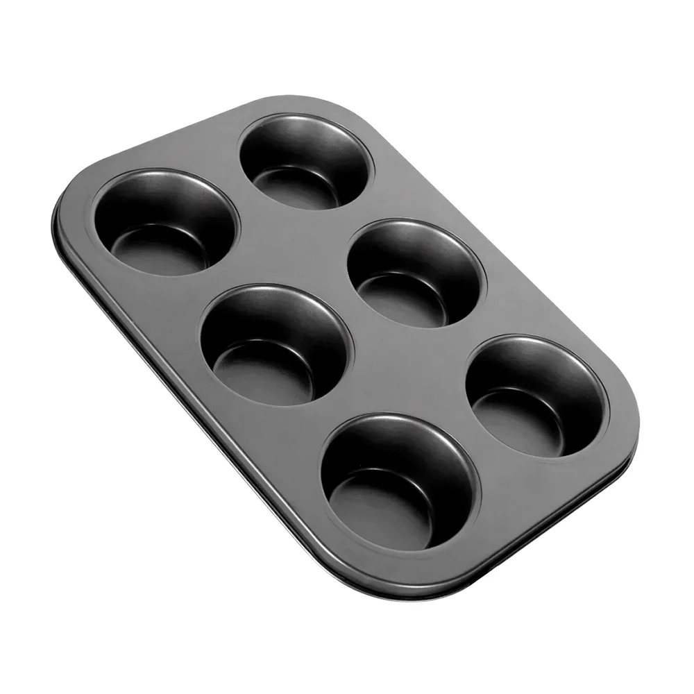 Molde metálico antiadherente para hacer 6 cupcakes / 100239