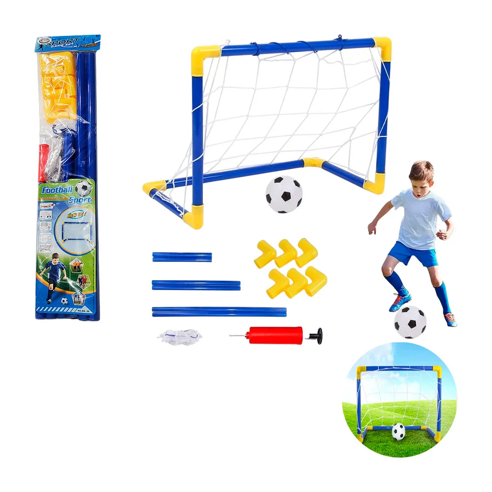 Portería armable infantil, 70x37x49cm + mini balón / sport game set / 1933907