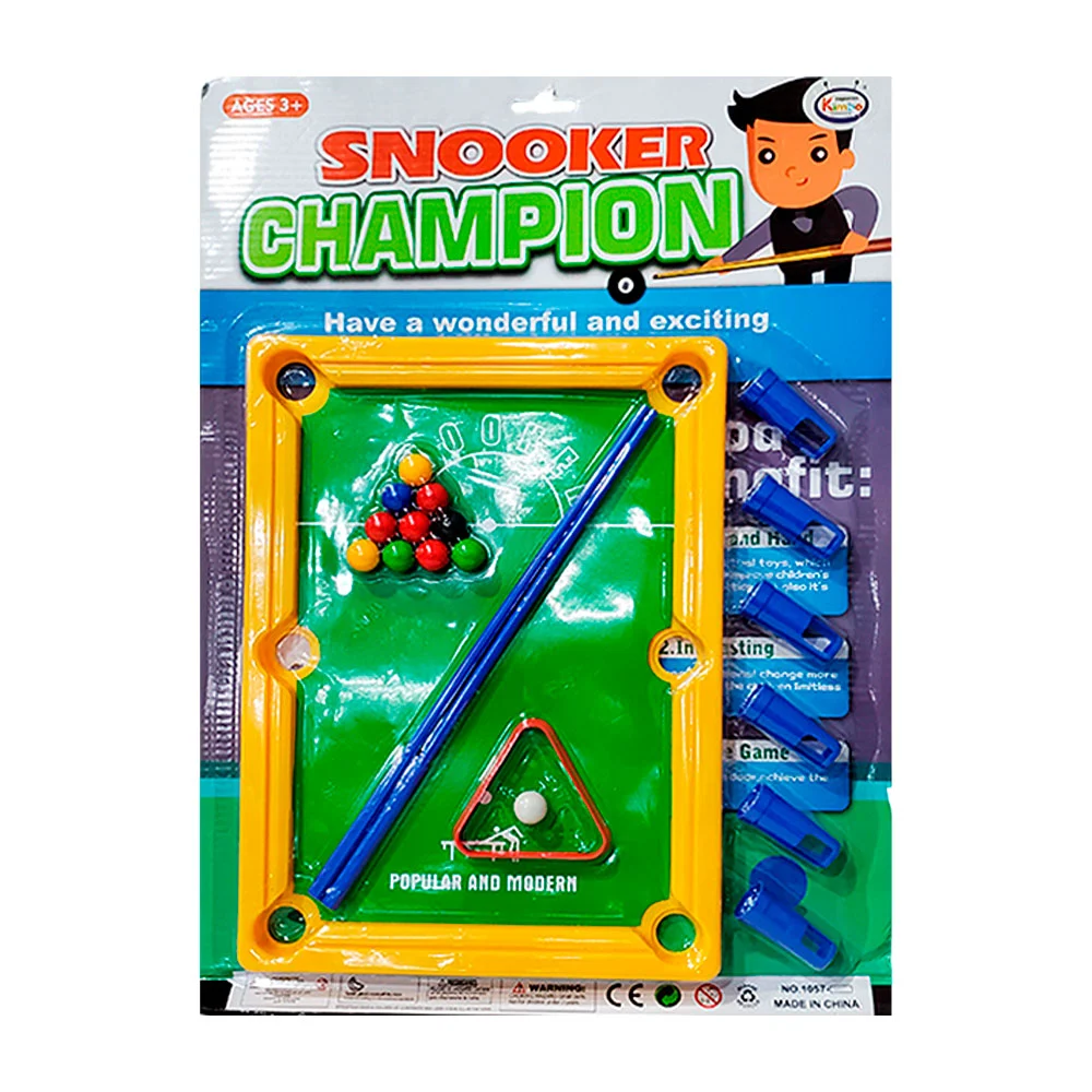 Juego de mesa, billar mediano armable + ...