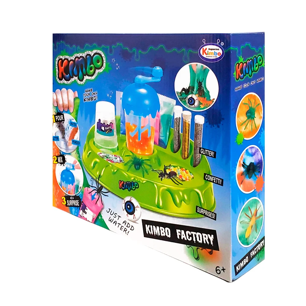 Fabrica de juguete para crear slime kimbo, varios accesorios / kimbo factory